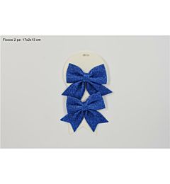 FIOCCHI GLITTERATI SET 2PZ SPUGNA BLU ART.86901/BLDue Esse