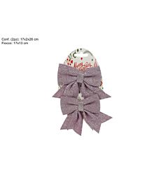 FIOCCHI GLITTERATI SET 2PZ SPUGNA ROSA ART.86901/PDue Esse