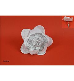 ROSA GLITTER PINZETTA 9CM BIANCA WM18-021-A W.CLIPDue Esse