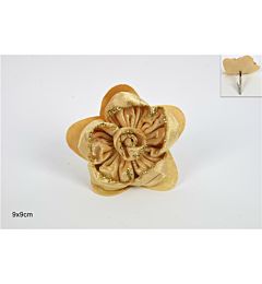 ROSA GLITTER PINZETTA 9CM ORO WM18-021-A W.CLIP GODue Esse