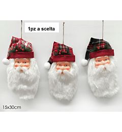 APP. BABBO NATALE 30X15 CM SCOZZESE 3ASSHappy Casa
