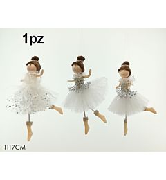 APP. BALLERINA BIANCO C/SILVER 3ASSHappy Casa