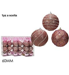 SET 16 PALLE 60MM ROSA 3ASS.Happy Casa