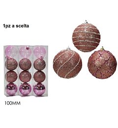 SET 4 PALLE 100MM ROSA 3ASS.Happy Casa