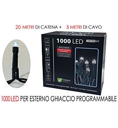 1000 LUCI LED BIANCO GHIACCIO X ESTERNOHappy Casa