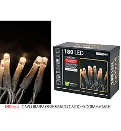 180 LED B.CALDO X EST CAVO TRASP.  PROG.Happy Casa
