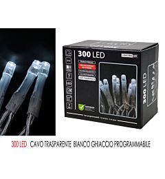300 LED BIANCO GHIACCIO X EST CAVO TRASPHappy Casa