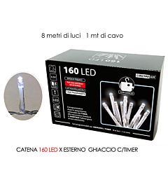 CATENA 160 LED X EST. GHIACCIO B/O C/TIMHappy Casa