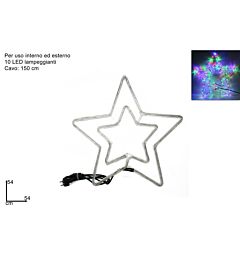 DOPPIA STELLA LED MULTICOLORLAMPEGG YY6857LF3Due Esse