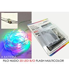 -FILO NUDO 20 LED B/O FLASH MULTICOLORHappy Casa