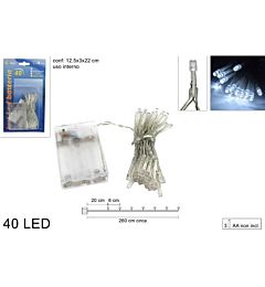 LUCI LED 40 BATTERIA BIANCO ART.YC40LWDue Esse