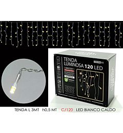 TENDA 3MT C/120 LED BIANCO CA LX0.5 MT HHappy Casa