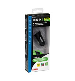 PRESA USB DOPPIA 12/24V 2,5A    PLUG-IN 2Lampa