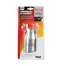 TERMINALE TS-15 ACCIAO INOX   DIAM.36-48MMLampa