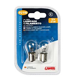 CP.LAMPADE 1 FILAM. 21W BA15S