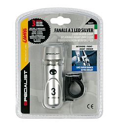 FANALE ANTERIORE SILVER 3 LED