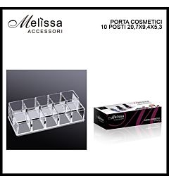 PORTA COSMETICI CRILEX 10 POSTI 20,7X9,4X5,3CMMelissa