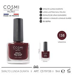 COSMI SMALTO LUNGA DURATA  N.138Cosmi