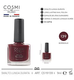 COSMI SMALTO LUNGA DURATA  N.139Cosmi