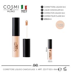 COSMI CORRETTORE LIQUIDO CAMOUFLAGE N.103