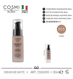 COSMI FONDOTINTA DREAM ME MATTE N.205Cosmi