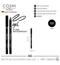 COSMI MATITA GEL OCCHI  N.101 NERO