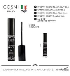 COSMI TSUNAMI PROOF MASCARA 3 IN 1Cosmi