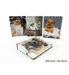 ALBUM 200 FOTO 10X15 ANIMALI 4ASS