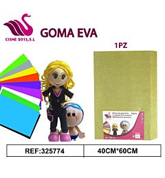 GOMMA CREPLA GLITTER ORO 40*60Party Go