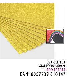 EVA GLITTER GIALLO 40*60CMHQ