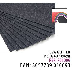 EVA GLITTER NERA 40*60CMHQ