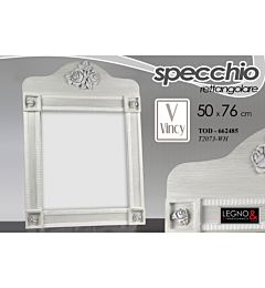 TOD/SPECCHIO BCO 50,5*77 VINCY T2073-WH