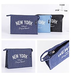 BORSA COSMETICA LINEA JEANS 27X7X17.5CMDc