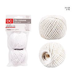 DC CASA FILO COTONE 35G 2PZ BIANCO