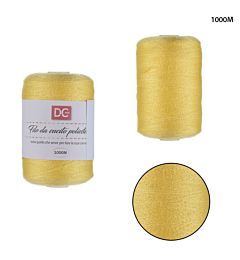 FILO CUCITO POLIESTERE 1000M COL.134 GIALLO