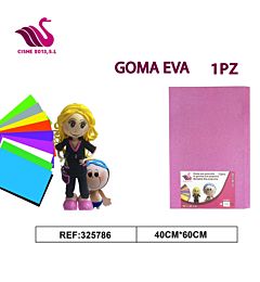 GOMMA CREPLA GLITTER ROSA 40*60Party Go