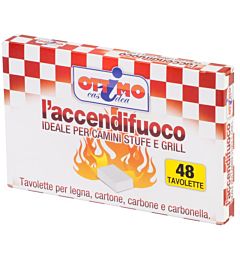 OTTIMO ACCENDIFUOCO 48 TAVOLETTE O.01Comin