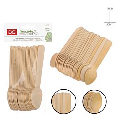 DC CASA CUCCHIAINO LEGNO 11X2CM 25PZ