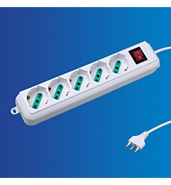 MULTIPRESA 5 POSIZIONI CON INTERRUTTORE-1.5MExtrastar