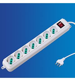 MULTIPRESA 7 POSIZIONI CON INTERRUTTORE