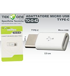 CONNETTORE MICRO USB A TYPE C