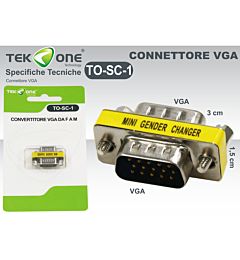 CONNETTORE VGA M/MTekone