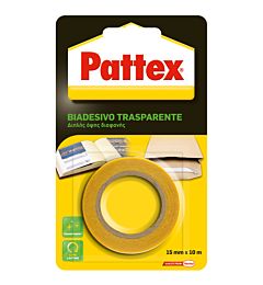 PATTEX BIADESIVO TRASPARENTE 10M X 15MM (715146)Pattex