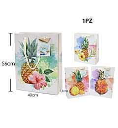 SHOPPER BAG ANANAS *G* 40X56X13CMBib