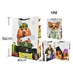 SHOPPER BAG CANI 40X56X13CMBib