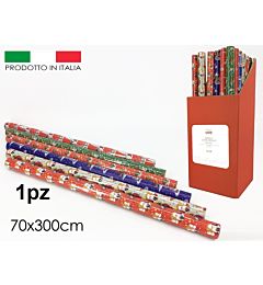 ROTOLO CARTA REGALO 70X300 6 ASS