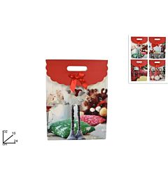 BUSTA SACCHETTO GNOMO DI NATALE 4ASS 24X32X10 (F5-Due Esse