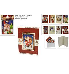 CARTOLINE NATALIZIE 8PZ (PL08G70003) XCY19-05Due Esse