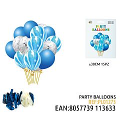 PARTY BALLOONS 30CM 15PZ