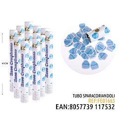 TUBO SPARACORIANDOLI SAGOMATI 40CMDz